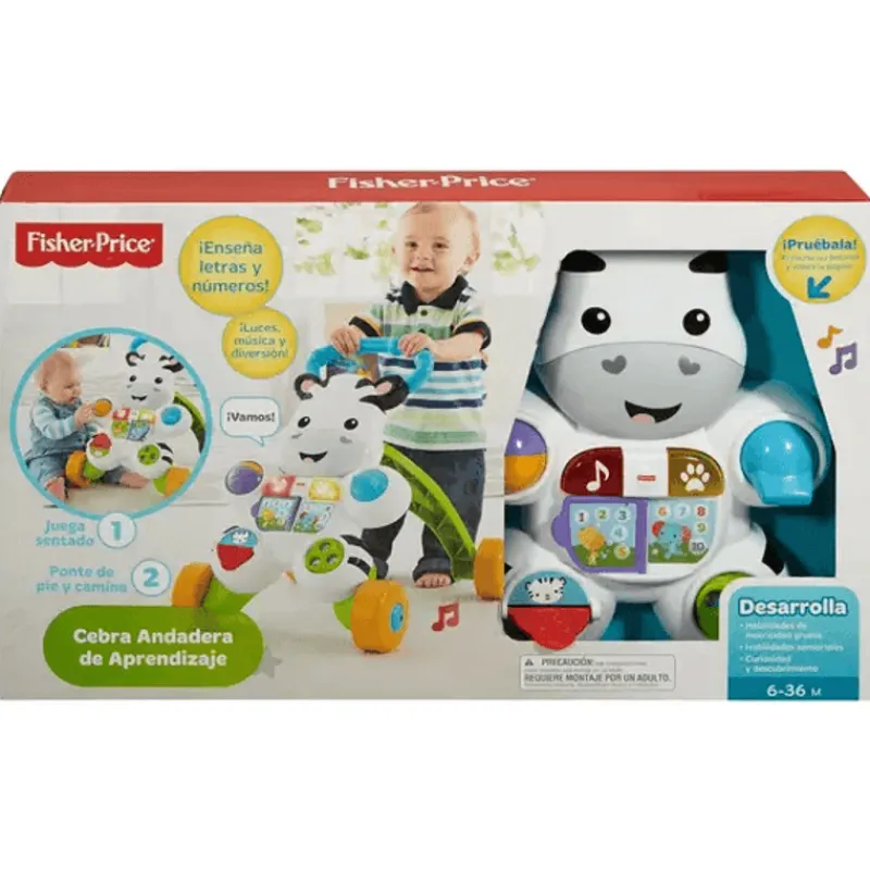 Andadera Fisher-Price Cebra con Luz y Sonido<Mattel Clearance