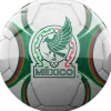 Balón de Fútbol de No.5 de la Selección Mexicana Blanco<Voit New