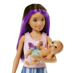 Barbie Skipper Niñera con Bebé Incluye 4 Accesorios<Mattel Online