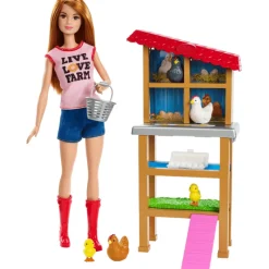 Barbie Careers Granjera Con Animales<Mattel Clearance