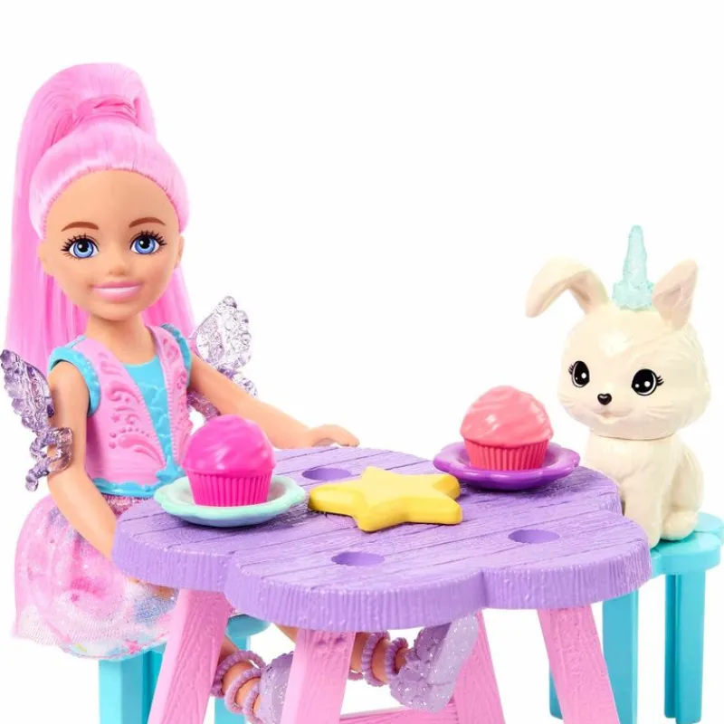 Barbie Chelsea Set de Juegos A Touch of Magic con Bebé Pegaso<Mattel New