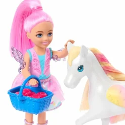 Barbie Chelsea Set de Juegos A Touch of Magic con Bebé Pegaso<Mattel New