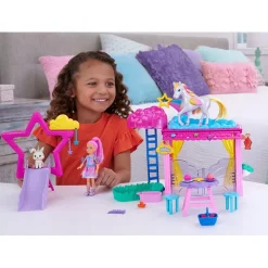 Barbie Chelsea Set de Juegos A Touch of Magic con Bebé Pegaso<Mattel New