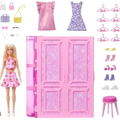 Barbie Clóset de los Sueños con Muñeca<Mattel Discount