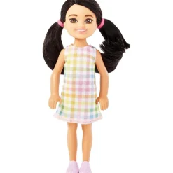 Barbie Club Chelsea Muñeca de playa, Con Vestido de Cuadros<Mattel Outlet