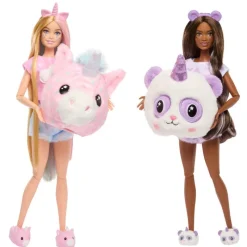 Barbie Cutie Reveal Pijamada 2 Pack Disfraz de Unicornio y Pandacornio<Mattel Outlet