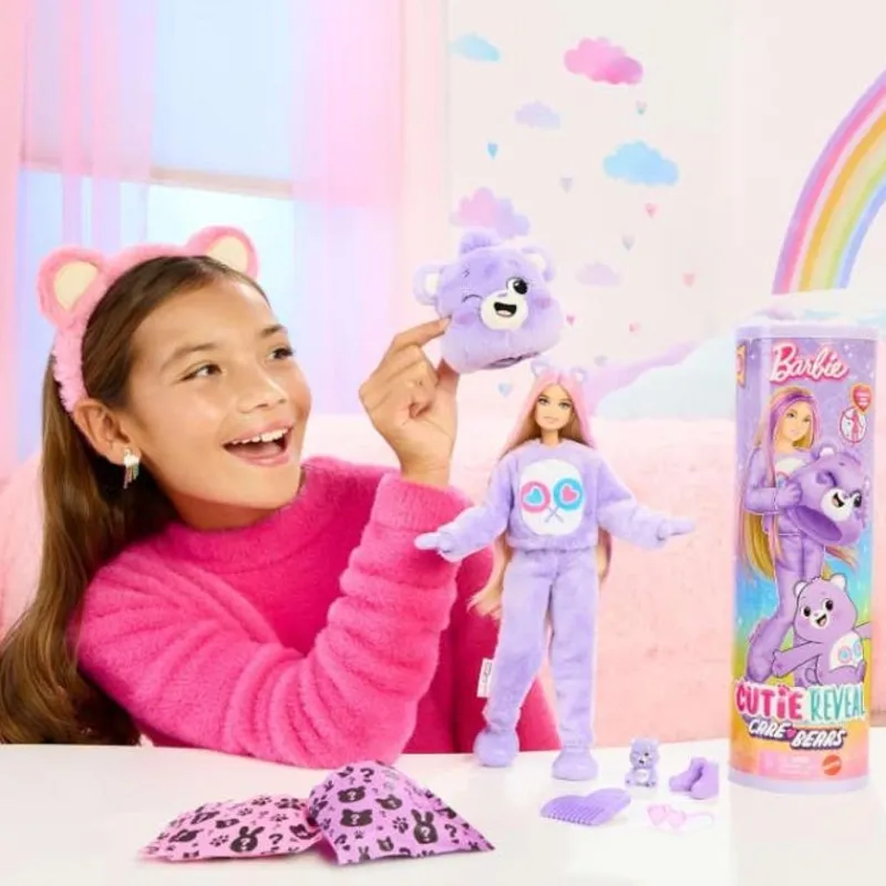 Barbie Cuttie Reveal Disfraz de Ositos Cariñositos Morado<Mattel Discount