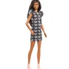 Barbie Diversidad Fashion Doll & Beauty Vestido Patrón de Animalitos<Mattel Fashion