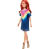 Barbie Diversidad Fashion Doll & Beauty Peliroja y Vestido Explotado<Mattel Discount