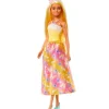 Barbie Doncellas Vestido Amarillo con Mariposas<Mattel Discount