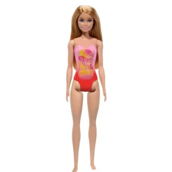 Barbie Fashion Doll & Beauty de Playa con Traje de Baño Rosa<Mattel Online