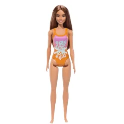 Barbie Fashion Doll & Beauty de Playa con Traje de Baño Naranja<Mattel Clearance