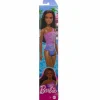 Barbie Fashion Doll & Beauty de Playa con Traje de Baño Morado<Mattel Outlet