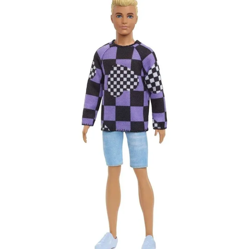 Barbie Fashion Doll & Beauty Ken Sudadera Checkers<Mattel Outlet