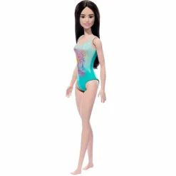Barbie Fashion Doll & Beauty de Playa con Traje de Baño Azul<Mattel Sale