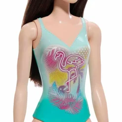 Barbie Fashion Doll & Beauty de Playa con Traje de Baño Azul<Mattel Sale