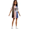 Barbie Fashion Doll & Beauty Long Hair Fashion Dress con Botas Blancas<Mattel Clearance