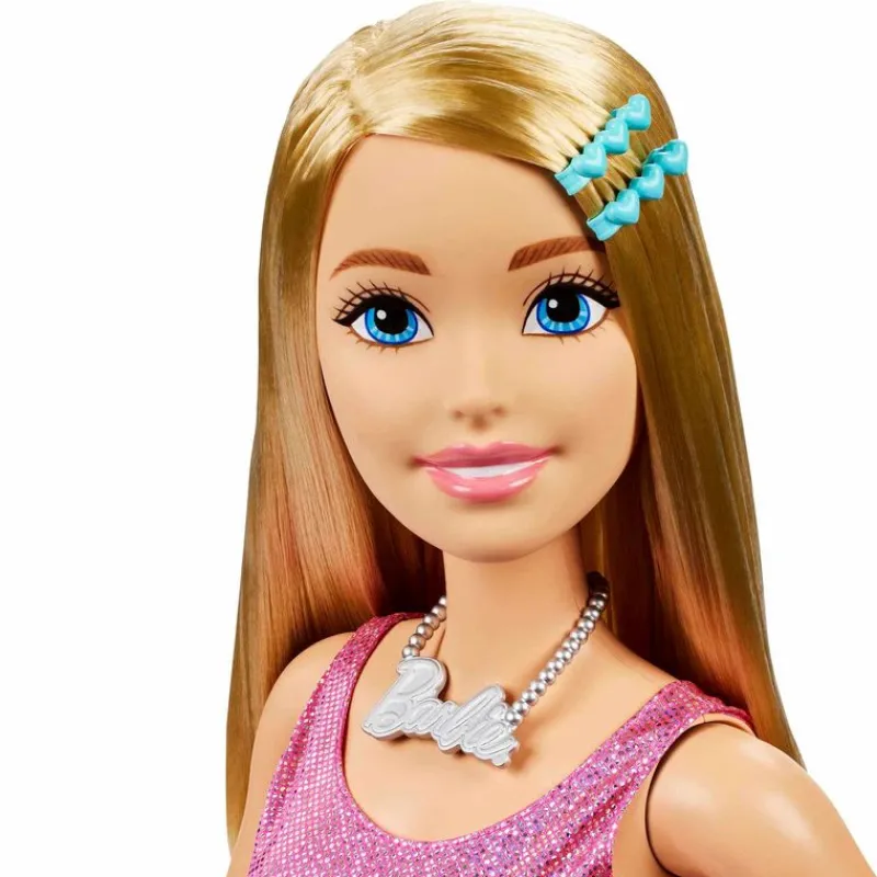 Barbie Fashion Dolls Estatura de 71 cms Vestido Rosa<Mattel Outlet