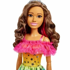 Barbie Fashion Dolls Estatura de 71 cms Vestido Arcoiris<Mattel New