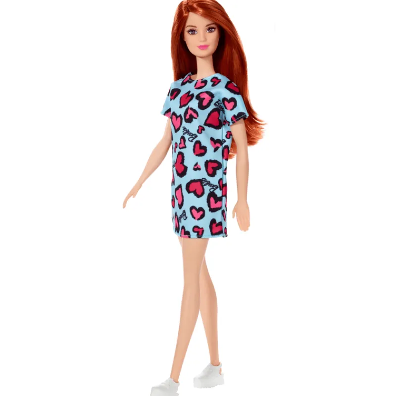 Barbie Fashion Vestido Azul con Corazones<Mattel Discount