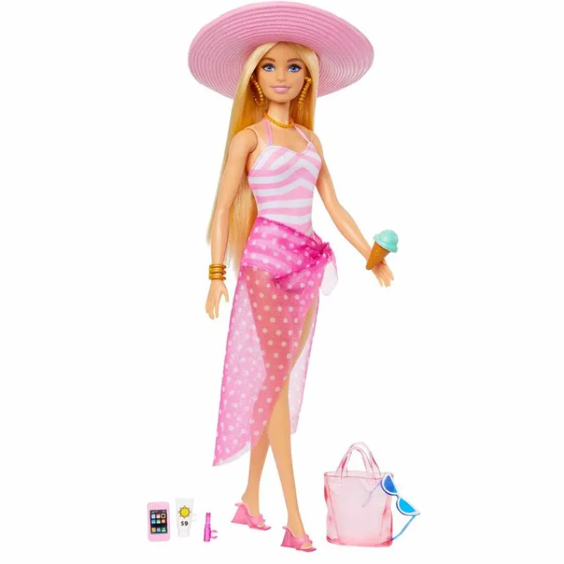 Barbie Fashion y Beauty Día en la Playa<Mattel Outlet
