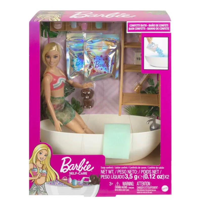 Barbie Fashion y Belleza Set de Juego de Baño de Burbujas<Mattel Discount
