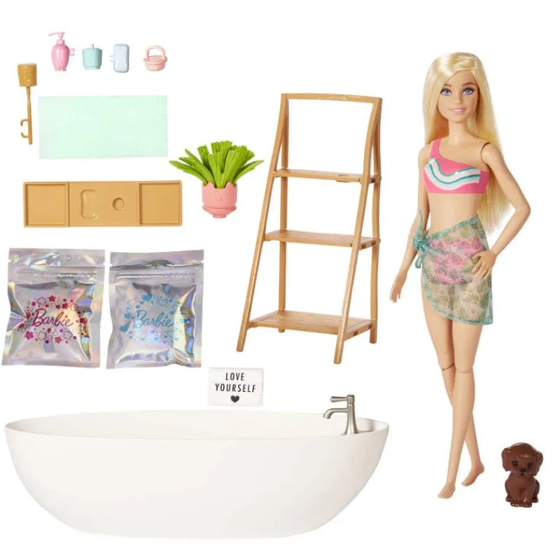 Barbie Fashion y Belleza Set de Juego de Baño de Burbujas<Mattel Discount