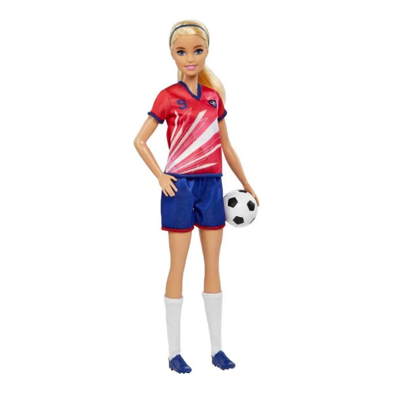 Barbie Futbolista Jersey Rojo<Mattel Online