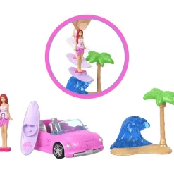 Barbie Mini BarbieLand Paquete de Vehículos para Muñecas JGL30<Mattel Best