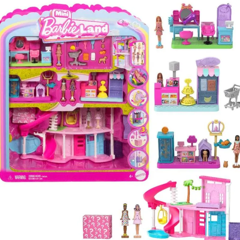 Barbie Mini BarbieLand Set de Juego Paquete Mundo Miniatura JGL31<Mattel Clearance