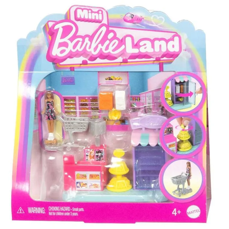 Barbie Mini BarbieLand Set de Juego Sets JCR29<Mattel Hot