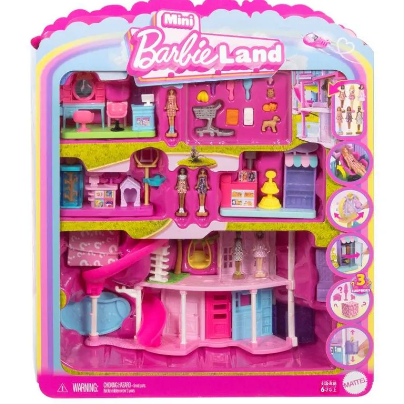 Barbie Mini BarbieLand Set de Juego Sets JCR29<Mattel Hot