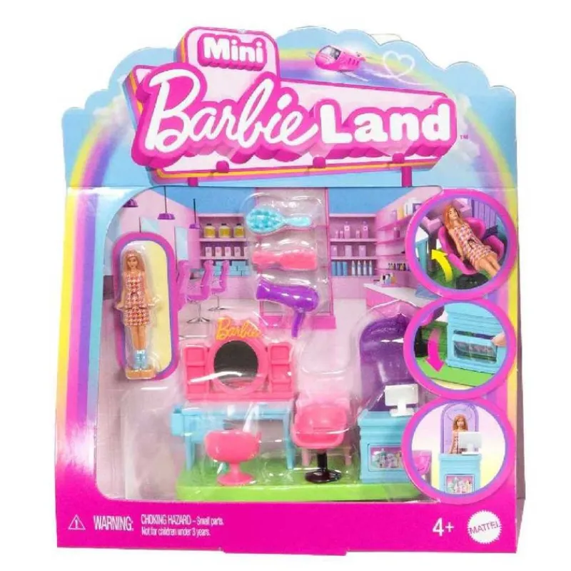 Barbie Mini BarbieLand Set de Juego Sets JCR29<Mattel Hot