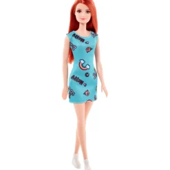 Barbie Muñeca Cabello Rojo con Vestido Sport<Mattel Discount