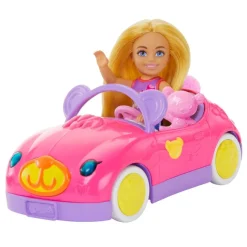 Barbie Muñeca Chelsea con Set de Juegos Auto de Osito<Mattel Fashion
