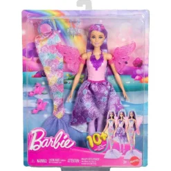 Barbie Muñeca Looks de Hada y Sirena JCP74<Mattel New
