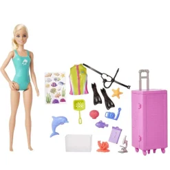 Barbie Profesiones Bióloga Marina con Maleta y Accesorios<Mattel Outlet