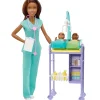 Barbie Profesiones Enfermera Set de Juegos con Bebés Gemelos y Accesorios<Mattel Online