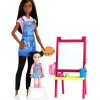 Barbie Profesiones Maestra Afroamericana de Arte Set deJuegos con accesorios y Niña<Mattel Sale