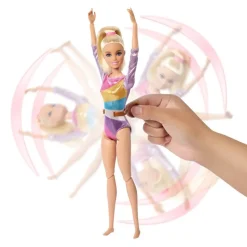 Barbie Rubia Profesiones Gimnasta con Set y Accesorios<Mattel New