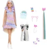 Barbie Set de Juego Peinados Divertidos Cabello Rubio JCT72<Mattel Clearance