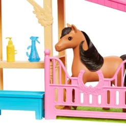 Barbie Set de Juegos Establo de los Caballos<Mattel Outlet