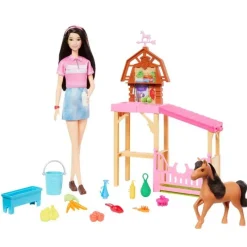 Barbie Set de Juegos Establo de los Caballos<Mattel Outlet
