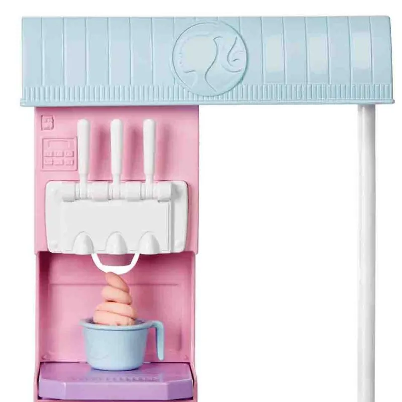 Barbie Set Tienda de Helados con más de 15 accesorios<Mattel Best
