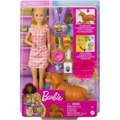 Barbie Veterinaria Mascota Labrador y Cachorritos<Mattel Online