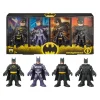 Batman 85 Aniversario Imaginext Pack de 4 Batman: Michael Keaton, George Clooney, Christian Bale y Robert Pattinson<Mattel Fashion