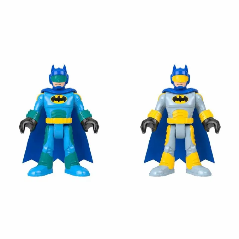 Batman Imaginext 2 Pack Incluye a Batman y Harley Queen que Cambian de Color<Mattel New