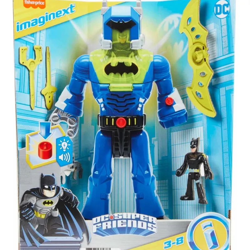 Batman Imaginext Batiarmadura Insider con Lanzadardos y Figura de Batman<Mattel Best