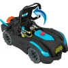 Batman Imaginext Batimovil con Luces y Sonido, Incluye a Silver Batman<Mattel Fashion