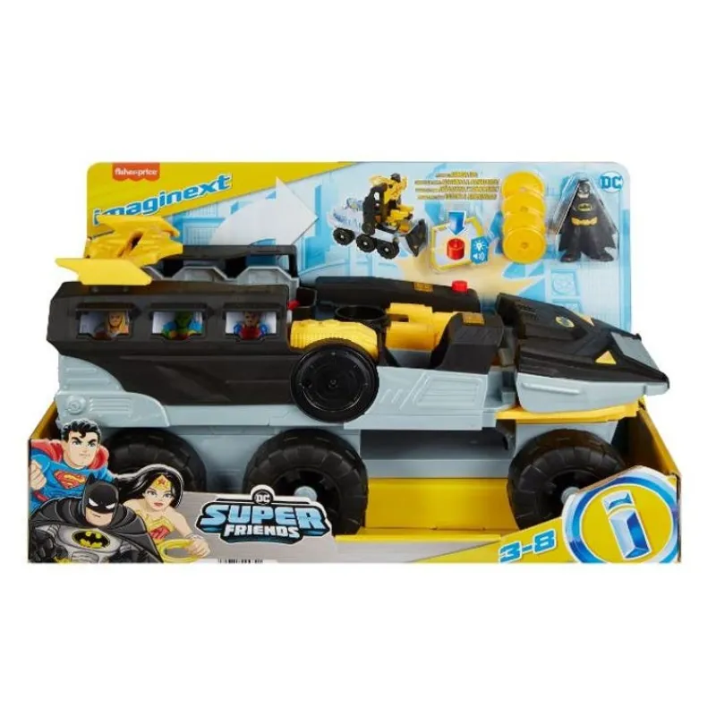 Batman Imaginext Mega Batimovil con Figura de Batman<Mattel Fashion